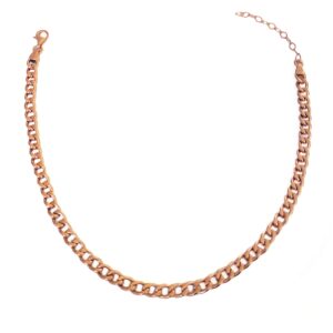 Taşsız Gümüş Gurmet Zincir Model Choker Kolye