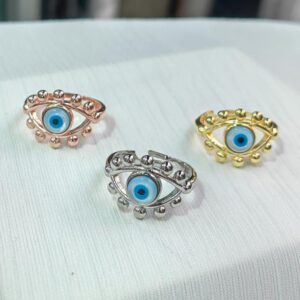 Opal Göz Taşlı Gümüş Yüzük