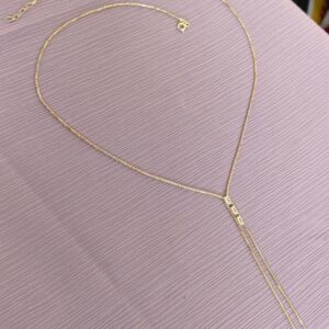 Baget Taşlı Kutu Zincirli Gümüş Şahmeran Bileklik - Gold Renk